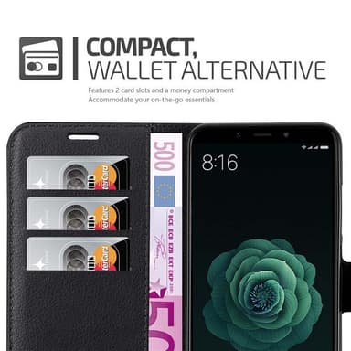 Xiaomi Mi A2 / Mi 6X Deksel Etui Case (svart)