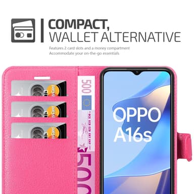 Oppo A16s / A54s Deksel Etui Case (rosa)