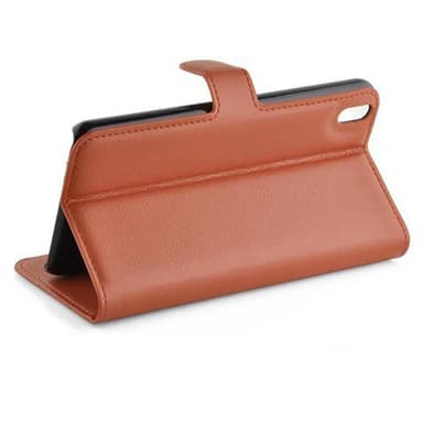 HTC Desire 816 Deksel Etui Case (brun)