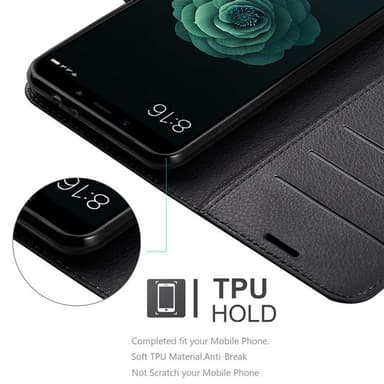 Xiaomi Mi A2 / Mi 6X Deksel Etui Case (svart)
