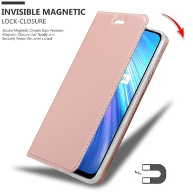 Realme 6 4G / 6s lommebokdeksel etui (rosa)