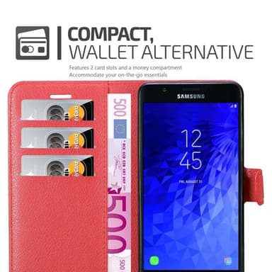 Samsung Galaxy J7 2018 Deksel Etui Case (rød)