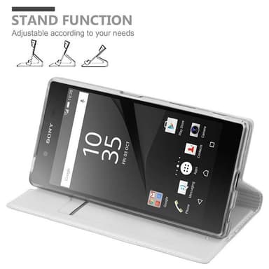 Sony Xperia Z5 lommebokdeksel etui (sølv)