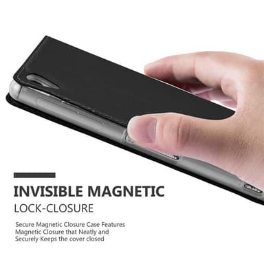 Sony Xperia Z3 lommebokdeksel etui (svart)