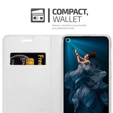 Honor 20 PRO lommebokdeksel etui (sølv)
