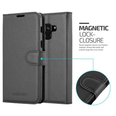 Samsung Galaxy A8 2018 Deksel Etui Case (svart)