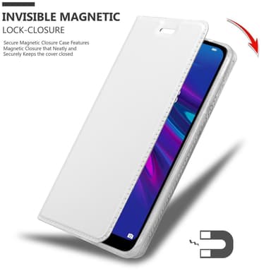 Huawei Y6 2019 lommebokdeksel etui (sølv)