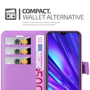 Realme 5 / 5i / 6i / C3 Deksel Etui Case (lilla)