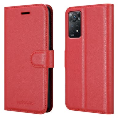 Xiaomi RedMi NOTE 11 PRO 4G / 5G Deksel Etui Case (rød)