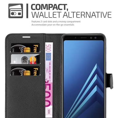 Samsung Galaxy A8 2018 Deksel Etui Case (svart)