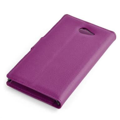 Sony Xperia M2 / M2 AQUA Deksel Etui Case (lilla)