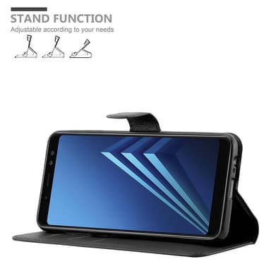 Samsung Galaxy A8 2018 Deksel Etui Case (svart)