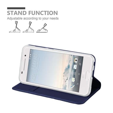 HTC ONE A9 lommebokdeksel etui (blå)