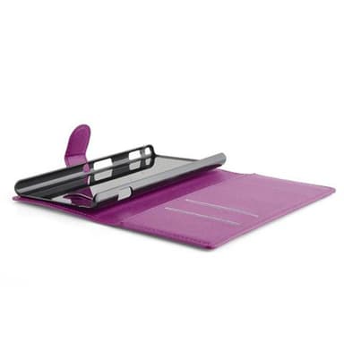 Sony Xperia M2 / M2 AQUA Deksel Etui Case (lilla)