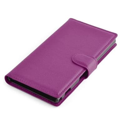 Sony Xperia M2 / M2 AQUA Deksel Etui Case (lilla)