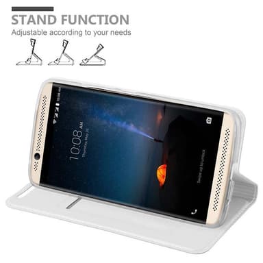 ZTE Axon 7 lommebokdeksel etui (sølv)