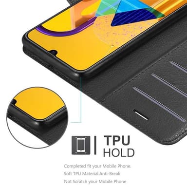 Samsung Galaxy M21 / M30s Deksel Etui Case (svart)