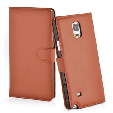 Samsung Galaxy NOTE 4 Deksel Etui Case (brun)