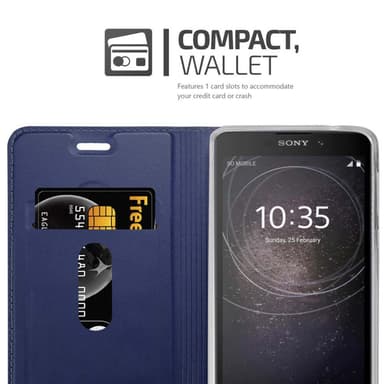 Sony Xperia L2 lommebokdeksel etui (blå)