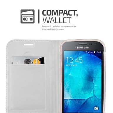 Samsung Galaxy XCover 3 lommebokdeksel etui (sølv)