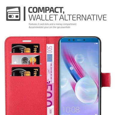 Honor 9 LITE Deksel Etui Case (rød)