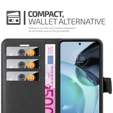 Motorola MOTO G72 Deksel Etui Case (Svart)