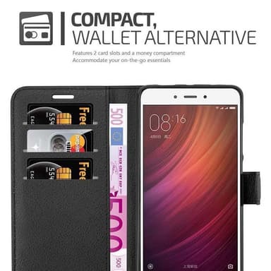 Xiaomi RedMi NOTE 4 Deksel Etui Case (svart)