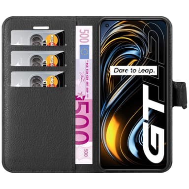Realme GT / GT Neo 2T / Q3 PRO Deksel Etui Case (svart)