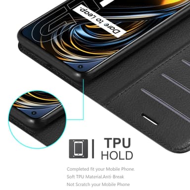 Realme GT / GT Neo 2T / Q3 PRO Deksel Etui Case (svart)