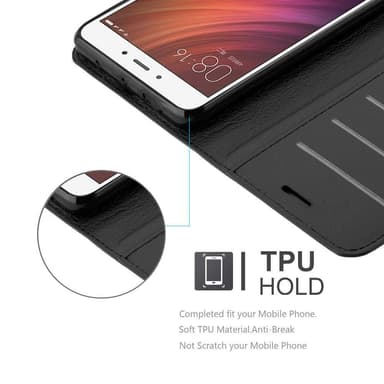 Xiaomi RedMi NOTE 4 Deksel Etui Case (svart)
