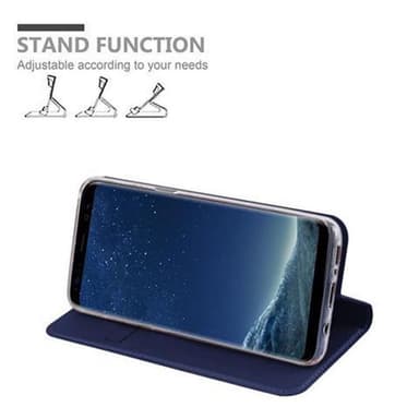 Samsung Galaxy S8 PLUS lommebokdeksel etui (blå)