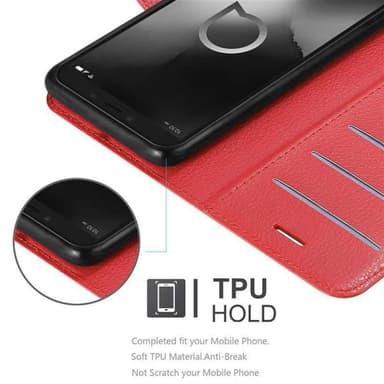 Alcatel 1S 2019 Deksel Etui Case (rød)