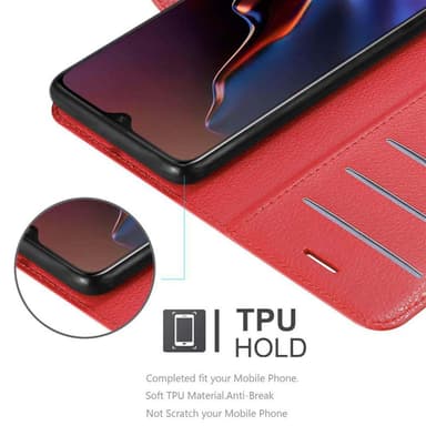 OnePlus 7 Deksel Etui Case (rød)