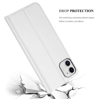 iPhone 11 lommebokdeksel etui (sølv)