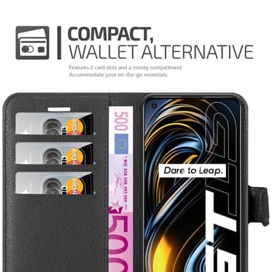 Realme GT / GT Neo 2T / Q3 PRO Deksel Etui Case (svart)