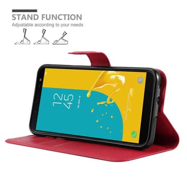 Samsung Galaxy J6 2018 Deksel Etui Case (rød)