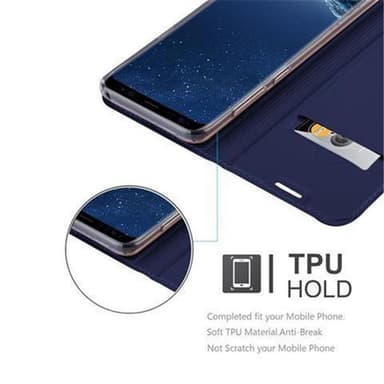 Samsung Galaxy S8 PLUS lommebokdeksel etui (blå)