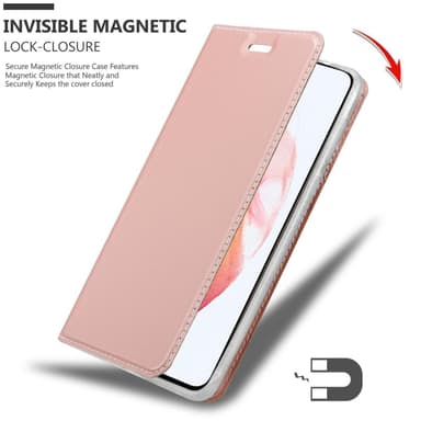Samsung Galaxy S21 5G lommebokdeksel etui (rosa)