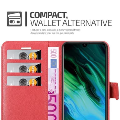 Honor 20e Deksel Etui Case (rød)