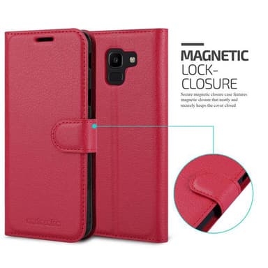 Samsung Galaxy J6 2018 Deksel Etui Case (rød)