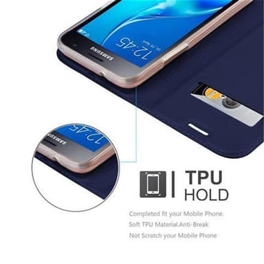 Samsung Galaxy J1 2016 lommebokdeksel etui (blå)