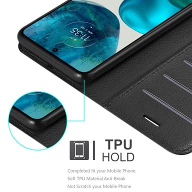 Motorola MOTO G52 4G / G82 5G Deksel Etui Case (Svart)
