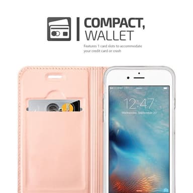 iPhone 6 / 6S lommebokdeksel etui (blå)