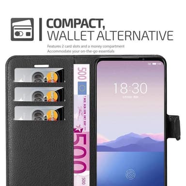 MEIZU 16Xs Deksel Etui Case (svart)