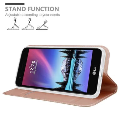 LG K4 2017 lommebokdeksel etui (rosa)