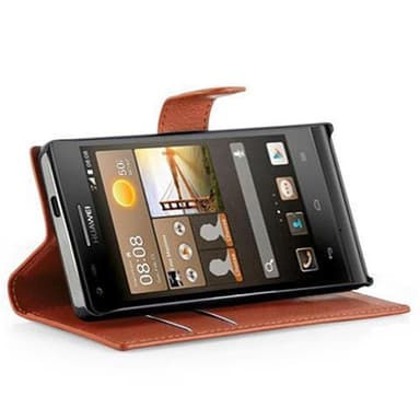 Huawei ASCEND G6 Deksel Etui Case (brun)