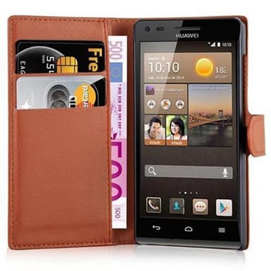 Huawei ASCEND G6 Deksel Etui Case (brun)