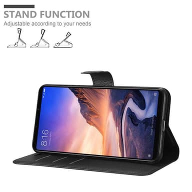 Xiaomi Mi MAX 3 Deksel Etui Case (svart)