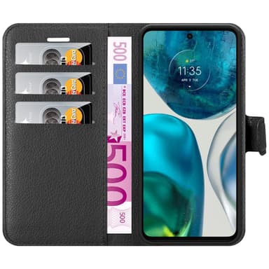 Motorola MOTO G52 4G / G82 5G Deksel Etui Case (Svart)