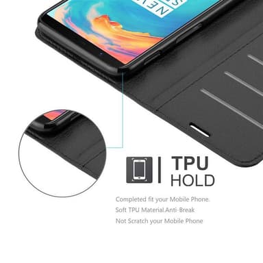 OnePlus 5T Deksel Etui Case (svart)